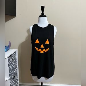 Ladies Sleeveless jack-o'-lantern top - new no tags